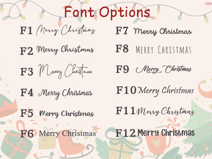 Personalized Family Christmas Ornaments