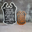 Custom Last Name Halloween Sign