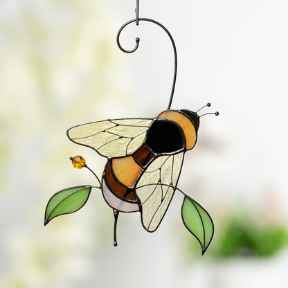 Bee Custom stained glass window hangings