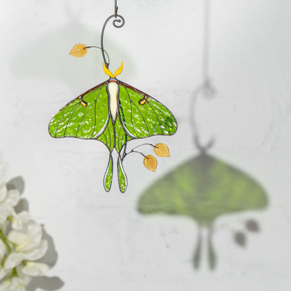 Butterly memorial stained glass window hangings