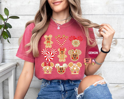 Mickey and Minnie Gingerbread Shirt