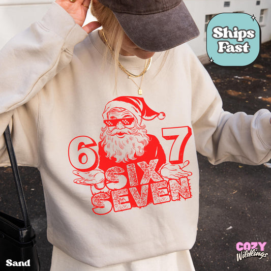 Cool Santa Sweater 6 7 Slang Funny Unisex Pullover
