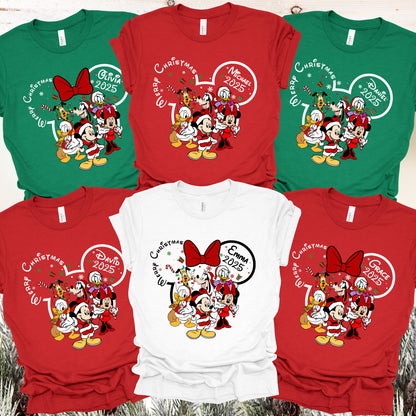 Custom Disney Christmas Shirt