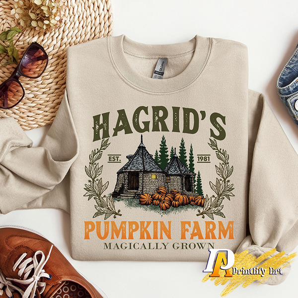 Hagdrid's Pumpkin Farm Shirt,Halloween Tee