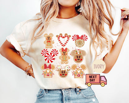 Mickey and Minnie Gingerbread Shirt