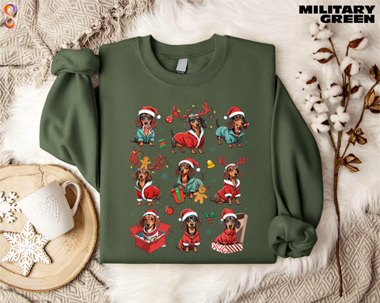 Dachshund Christmas Sweatshirt