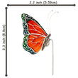 Stained Glass Butterfly Monarch Suncatcher