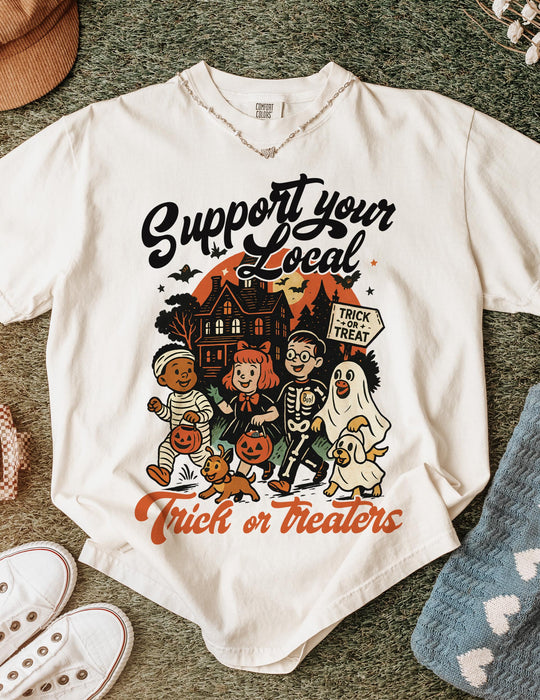 Support Your Local Trick or Treaters Tee
