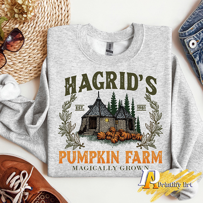 Hagdrid's Pumpkin Farm Shirt,Halloween Tee