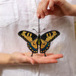Yellow swallowtail butterfly suncatcher