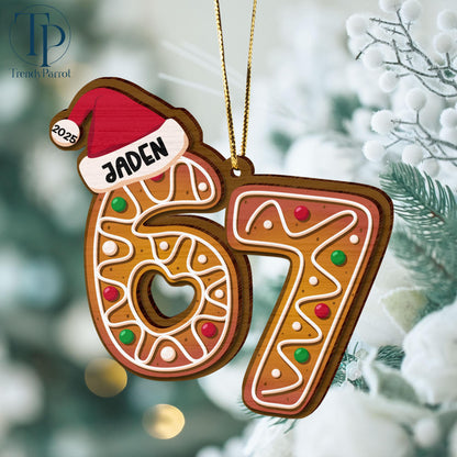 Custom Six Seven Ornament