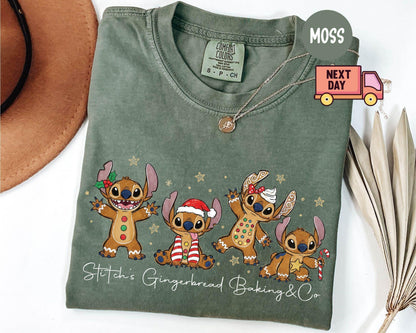 Retro Stitch Gingerbread Christmas Shirt