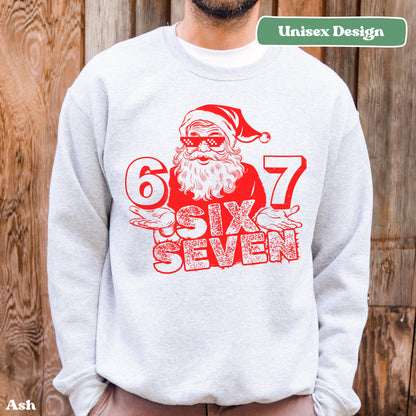 Cool Santa Sweater 6 7 Slang Funny Unisex Pullover