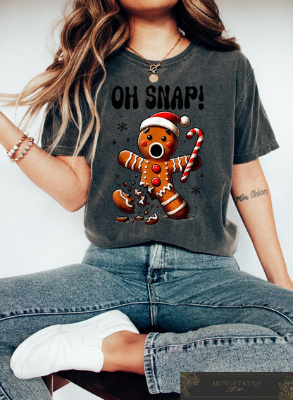 Oh Snap! Christmas Gingerbread Shirt