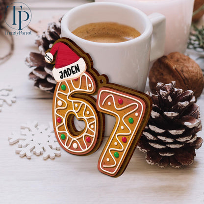 Custom Six Seven Ornament