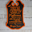 Custom Last Name Halloween Sign