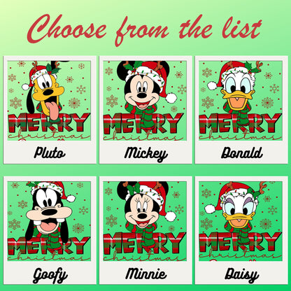 Custom Disney Family Christmas Shirt