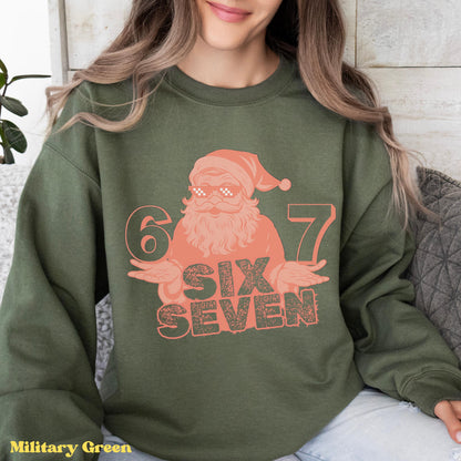 Cool Santa Sweater 6 7 Slang Funny Unisex Pullover