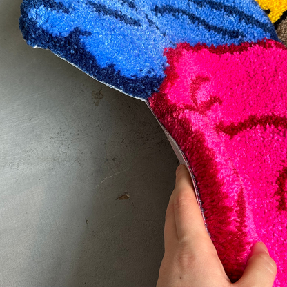 3D Cartoon Tufted Rug, Living Room Gift