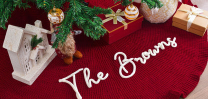 Personalized Christmas Tree Skirt