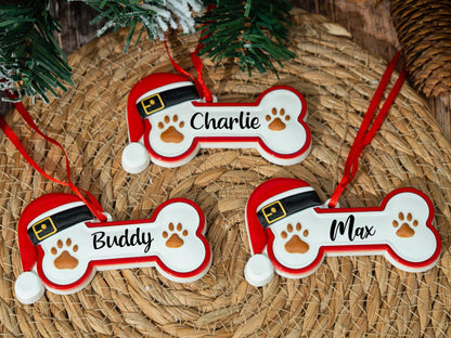 Personalized Dog Bone Ornament 2025