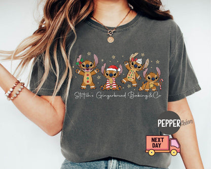 Retro Stitch Gingerbread Christmas Shirt