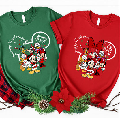 Custom Disney Christmas Shirt
