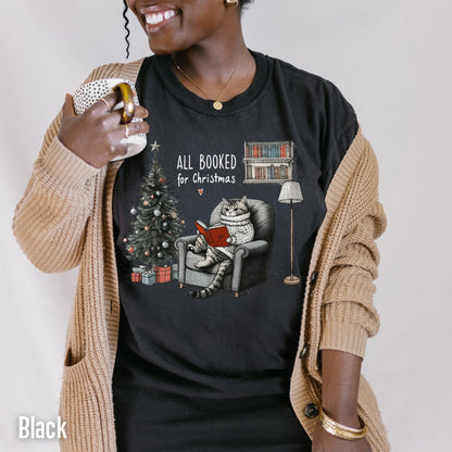 All Booked for Christmas Shirt