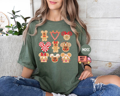 Mickey and Minnie Gingerbread Shirt