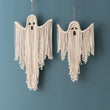 Macrame Ghost, Spooky Wall Art