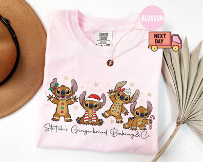 Retro Stitch Gingerbread Christmas Shirt