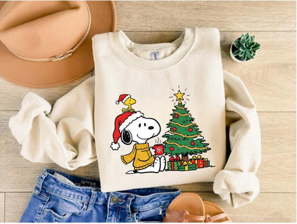 Snoopy Christmas Tree Shirt
