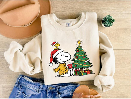 Snoopy Christmas Tree Shirt