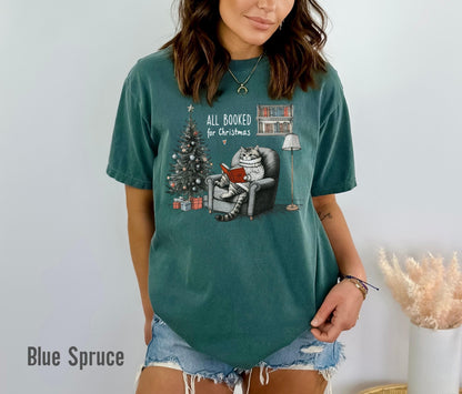 All Booked for Christmas Shirt