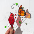 Butterfly artwork Custom stained glass