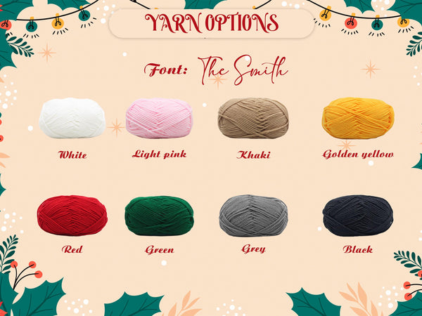 Personalized Christmas Tree Skirt