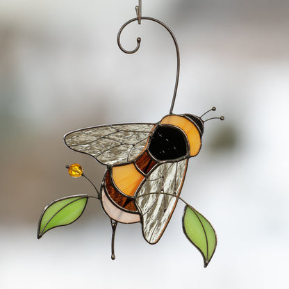 Bee Custom stained glass window hangings