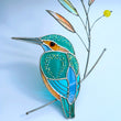 Stained Glass Kingfisher Suncatcher