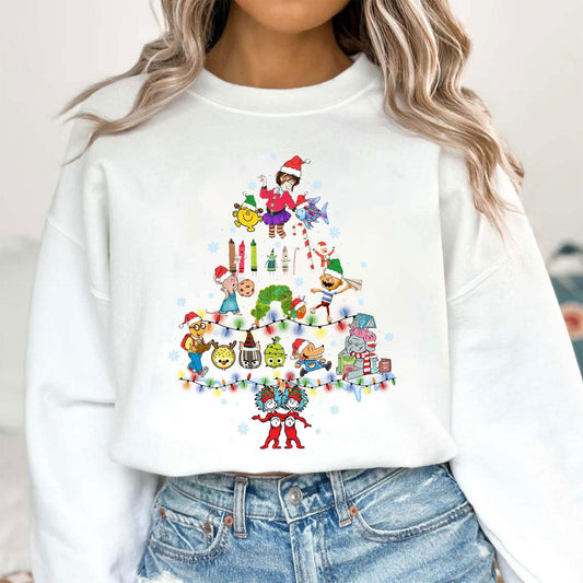 I Still Read Children's Books Christmas Tree Shirt