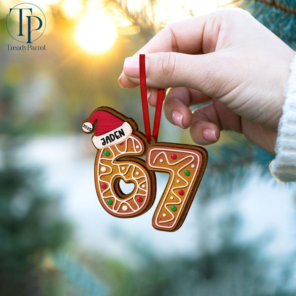 Custom Six Seven Ornament