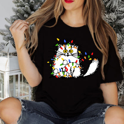 Comfort Colors® Christmas Funny Cat Shirt