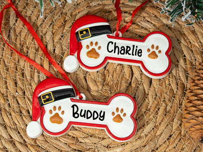 Personalized Pet Bone Xmas Decoration
