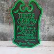 Custom Last Name Halloween Sign