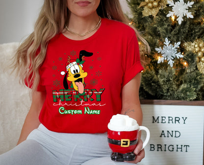 Custom Disney Family Christmas Shirt