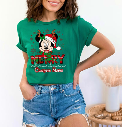 Custom Disney Family Christmas Shirt