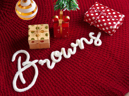 Personalized Christmas Tree Skirt