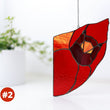 Red Cardinal Stained Glass Window Hangings
