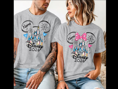 Disney family names Vacation 2026 Shirts