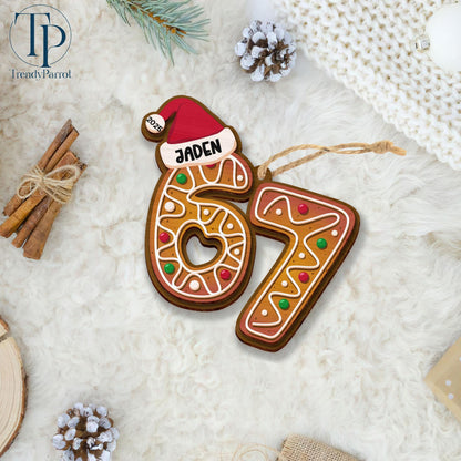 Custom Six Seven Ornament