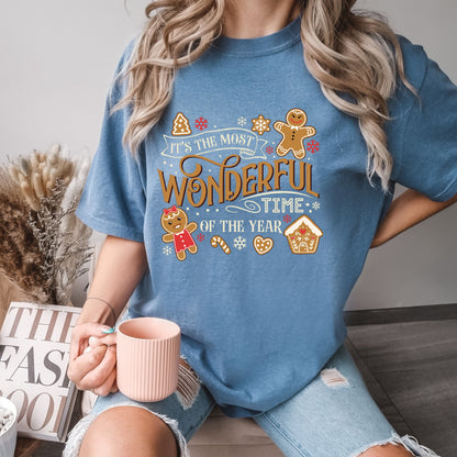 Comfort Colors Retro Christmas Shirt